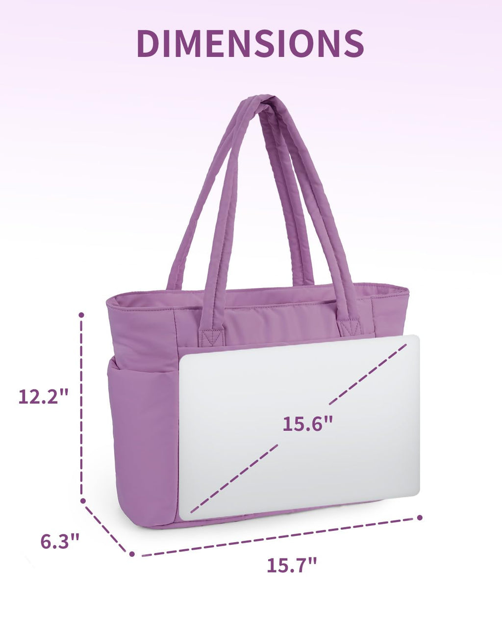 Wandering Nature Puffer Tote Bag