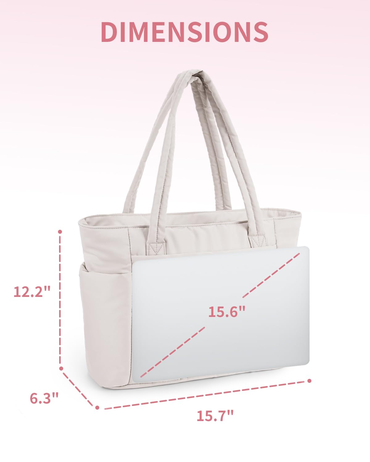 Wandering Nature Puffer Tote Bag