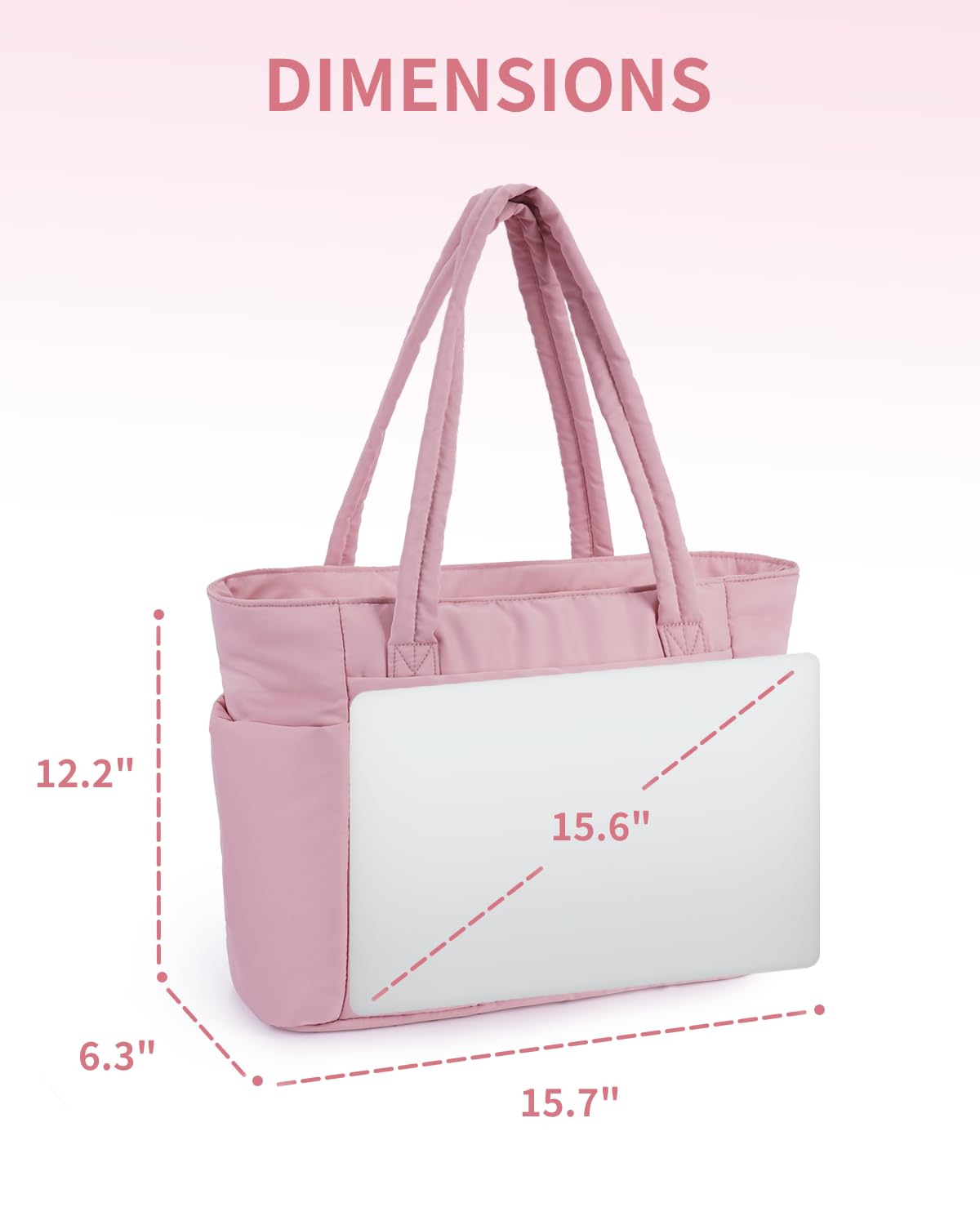 Wandering Nature Puffer Tote Bag