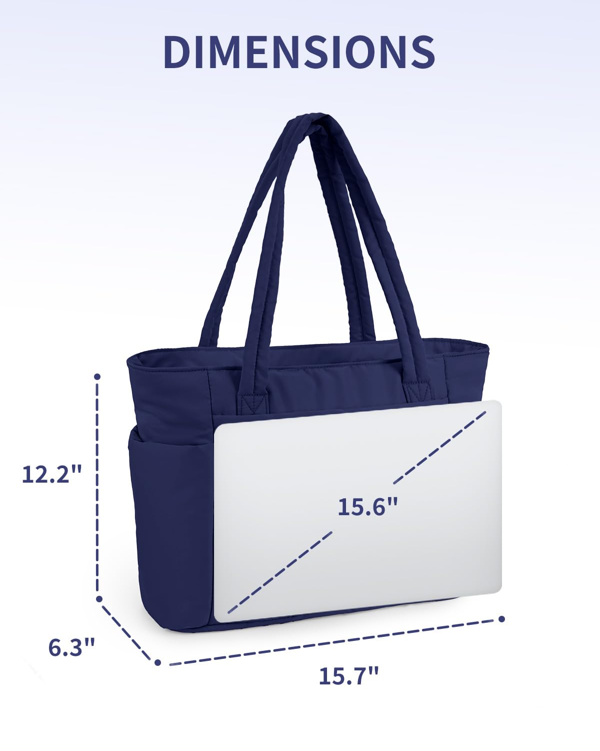 Wandering Nature Puffer Tote Bag