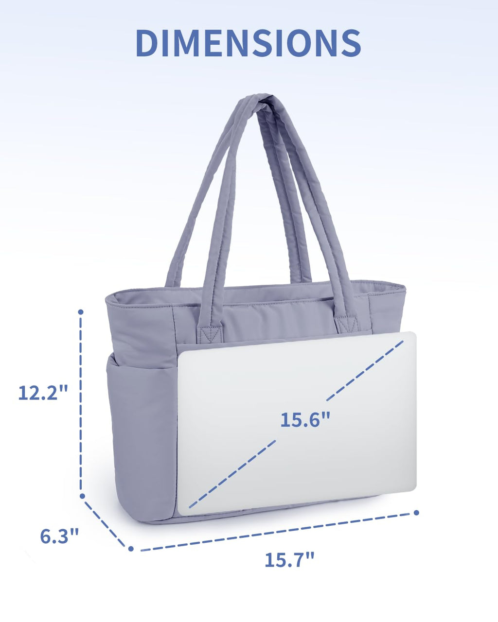 Wandering Nature Puffer Tote Bag