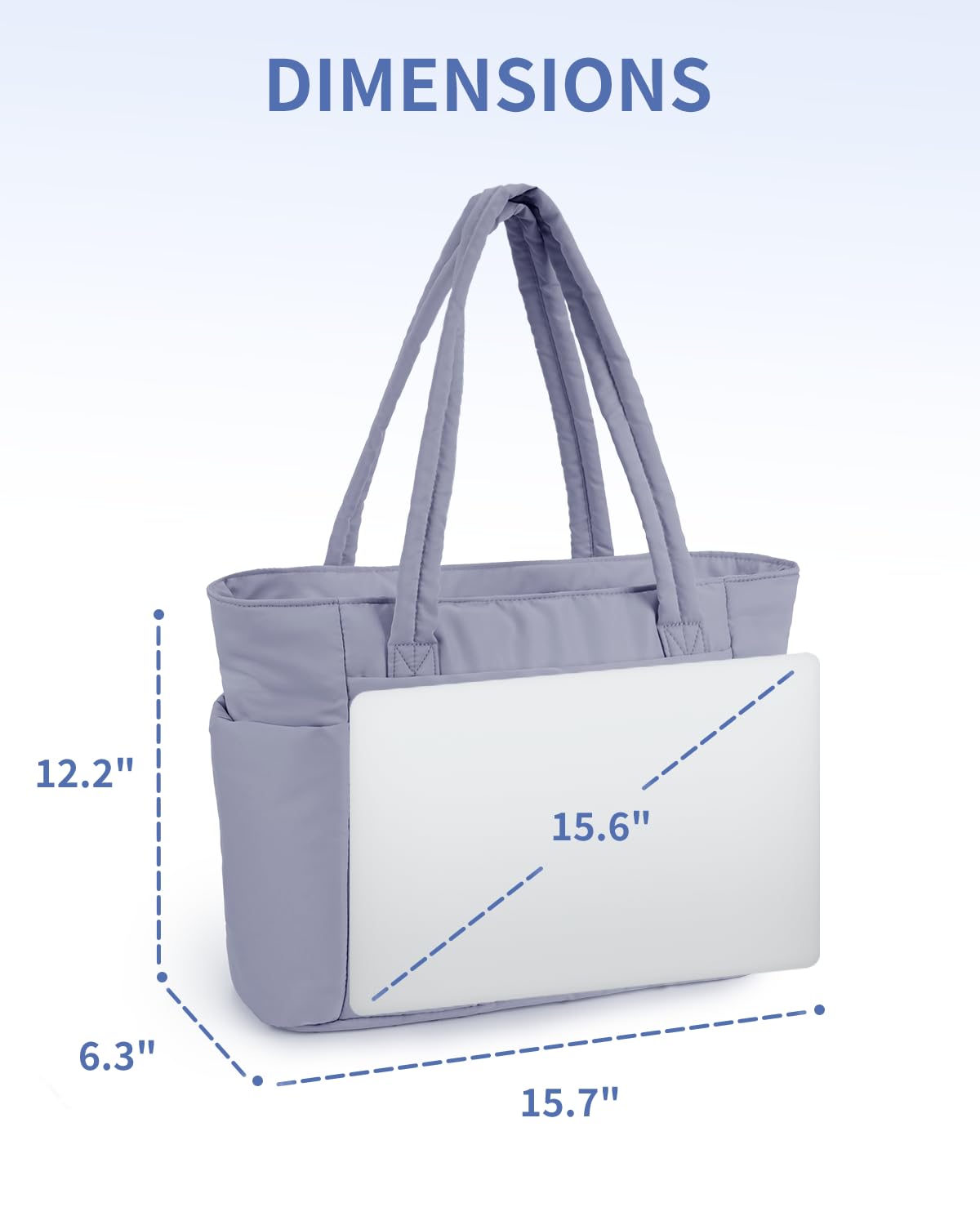 Wandering Nature Puffer Tote Bag