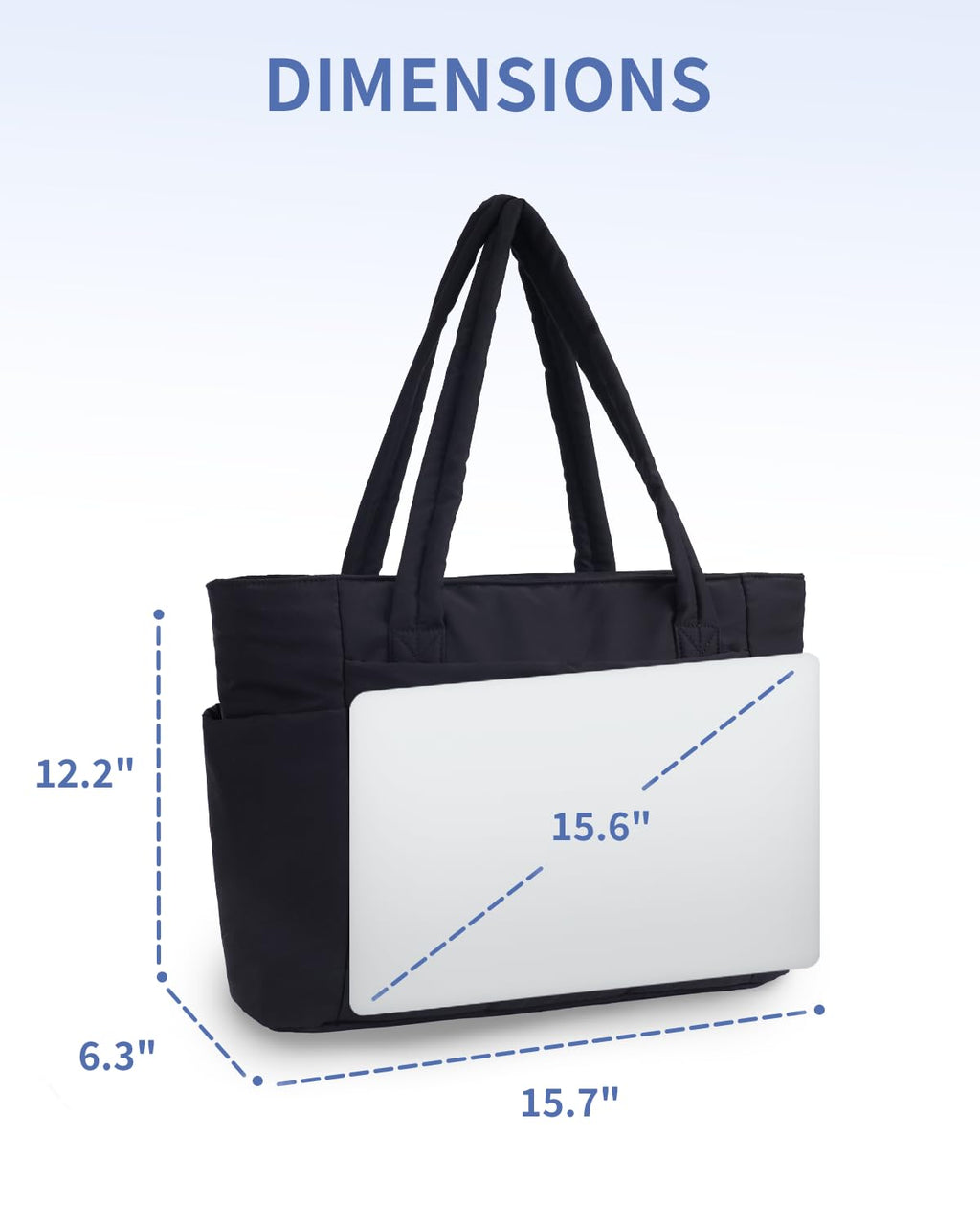 Wandering Nature Puffer Tote Bag