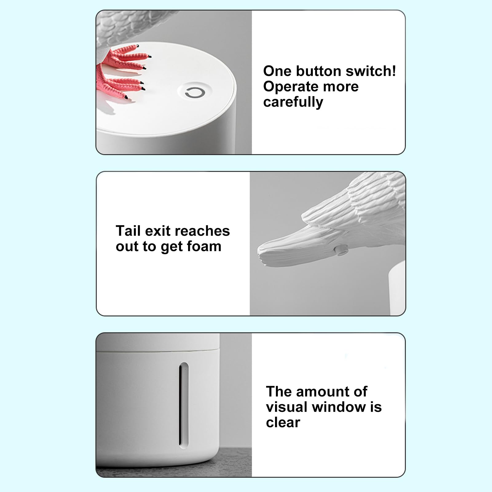 Pigeon Shape Automatic Soap Dispenser
