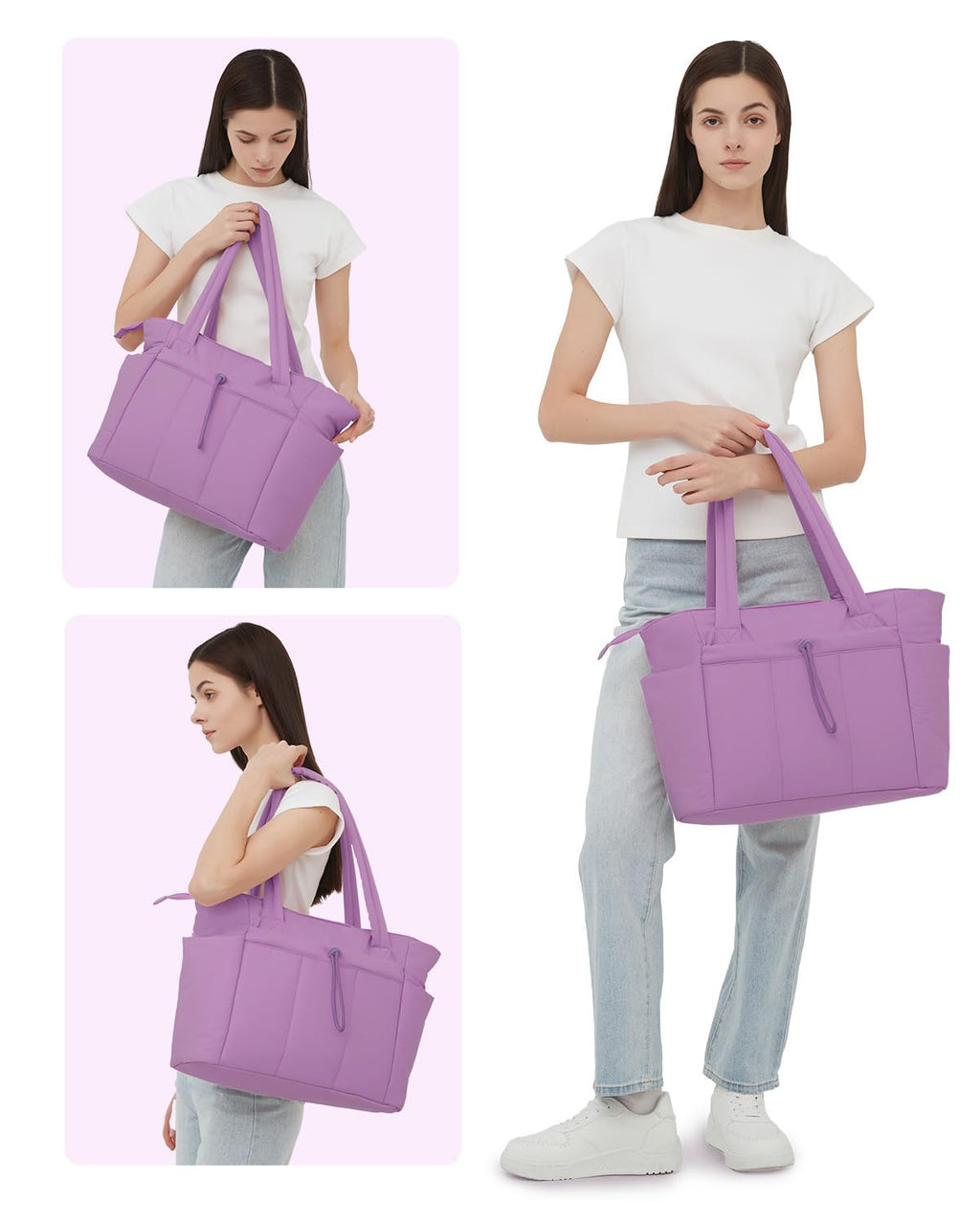 Wandering Nature Puffer Tote Bag