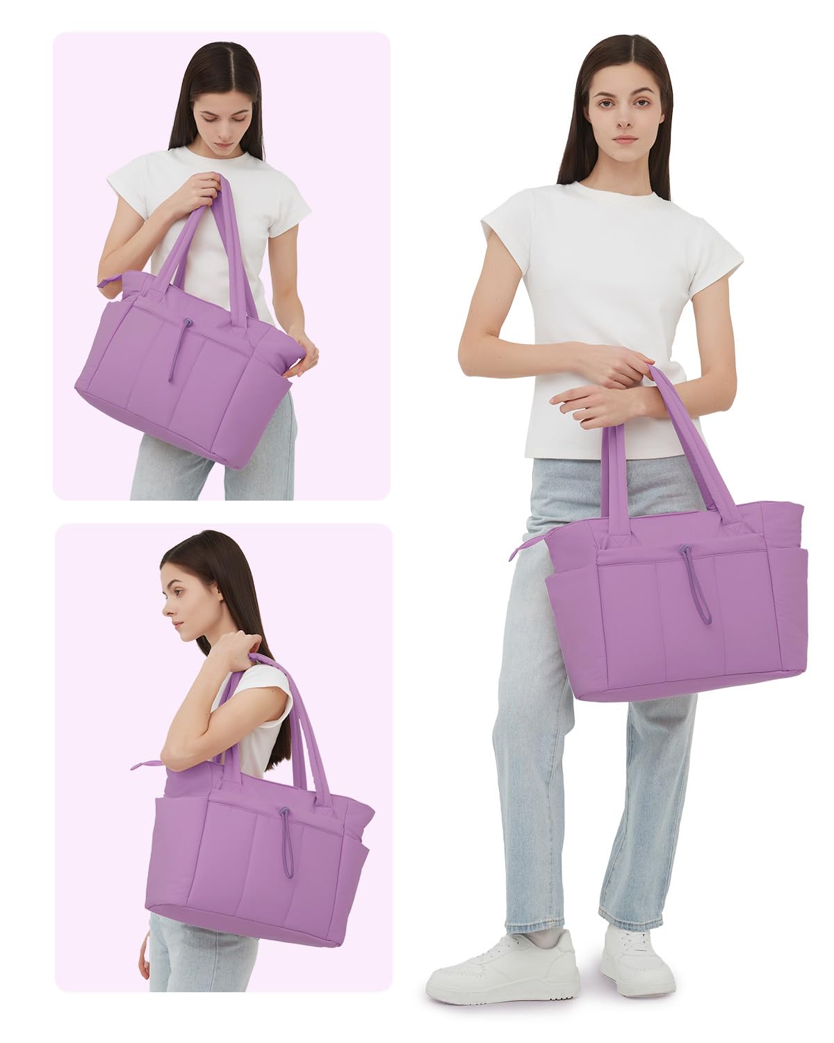 Wandering Nature Puffer Tote Bag