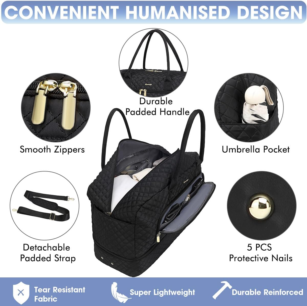 Large Women Travel Duffle Bag