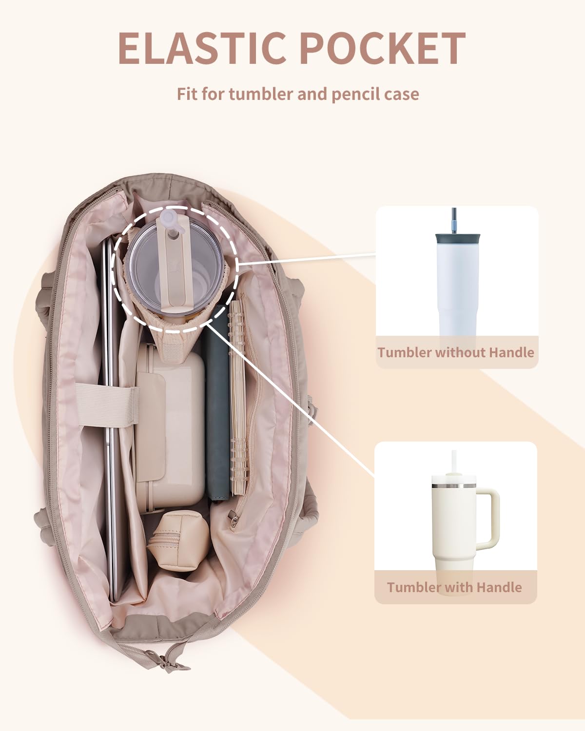 Wandering Nature Puffer Tote Bag