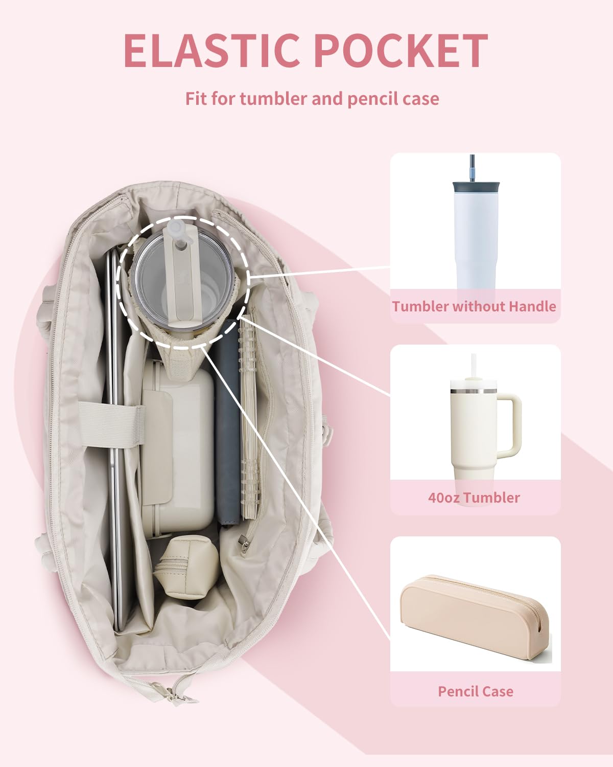 Wandering Nature Puffer Tote Bag