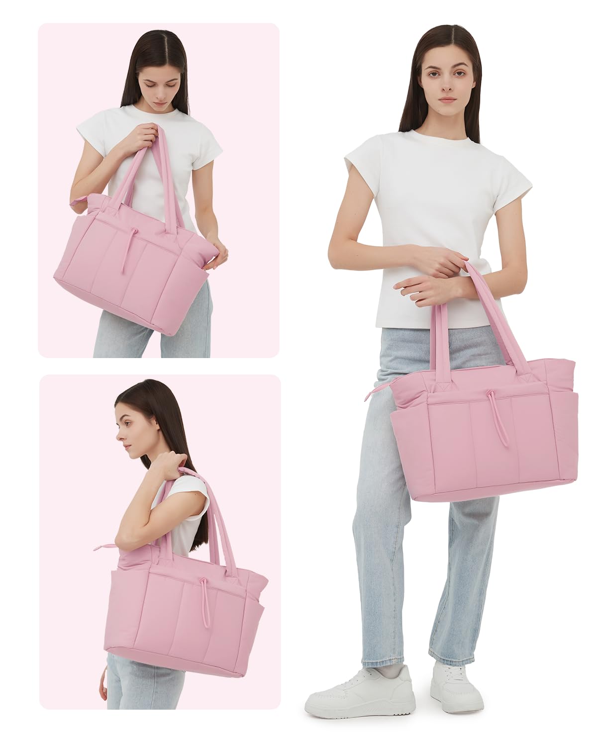 Wandering Nature Puffer Tote Bag