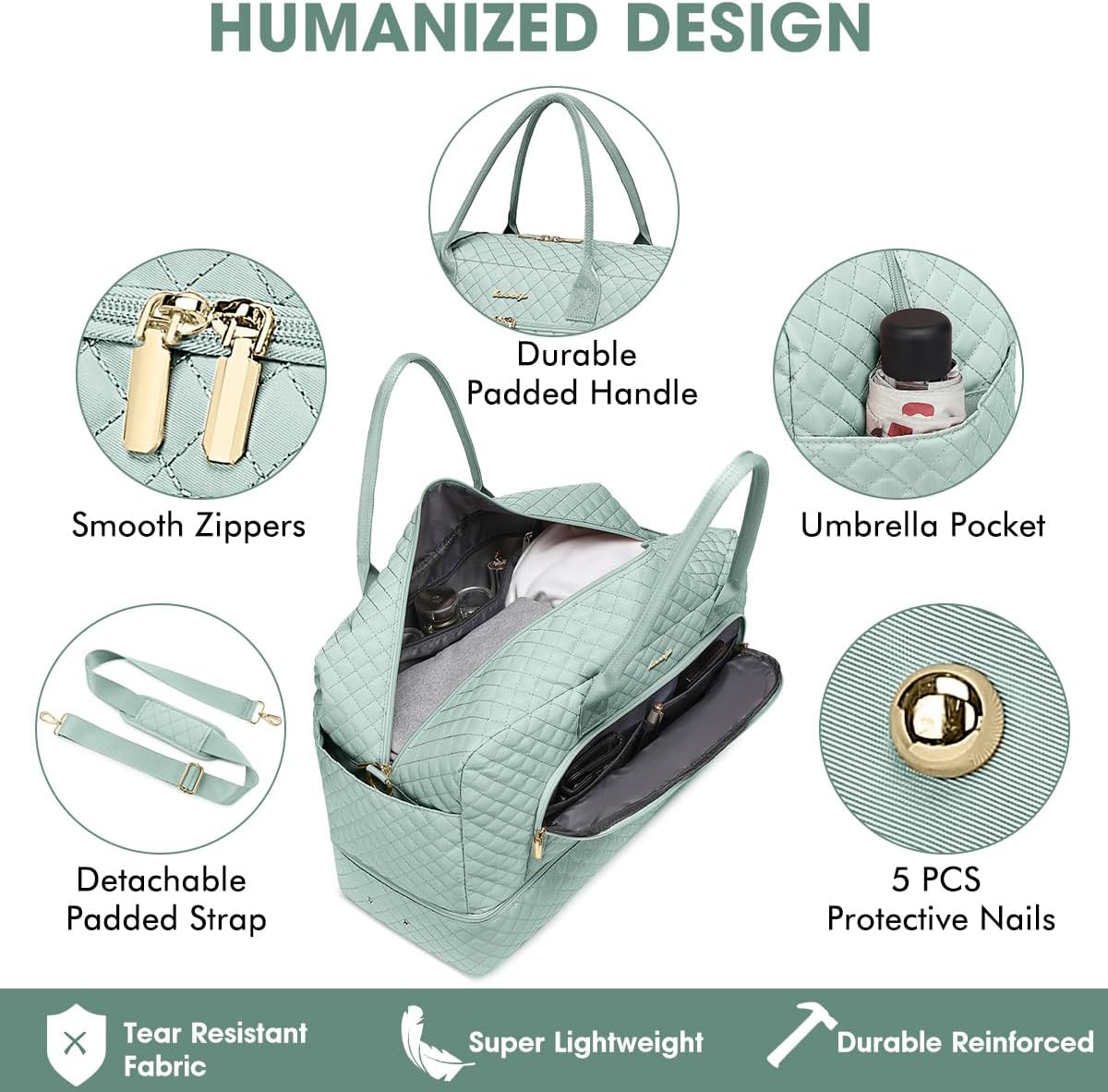 Large Women Travel Duffle Bag