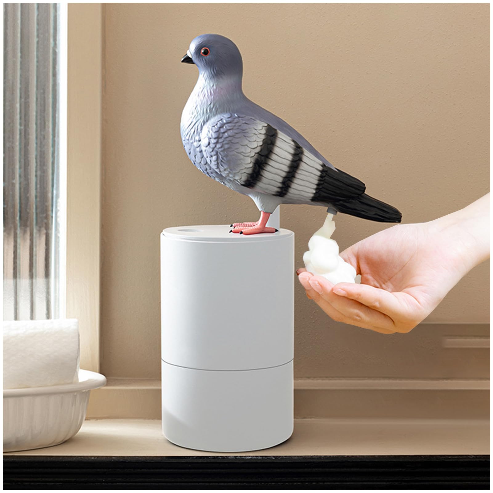 Pigeon Shape Automatic Soap Dispenser