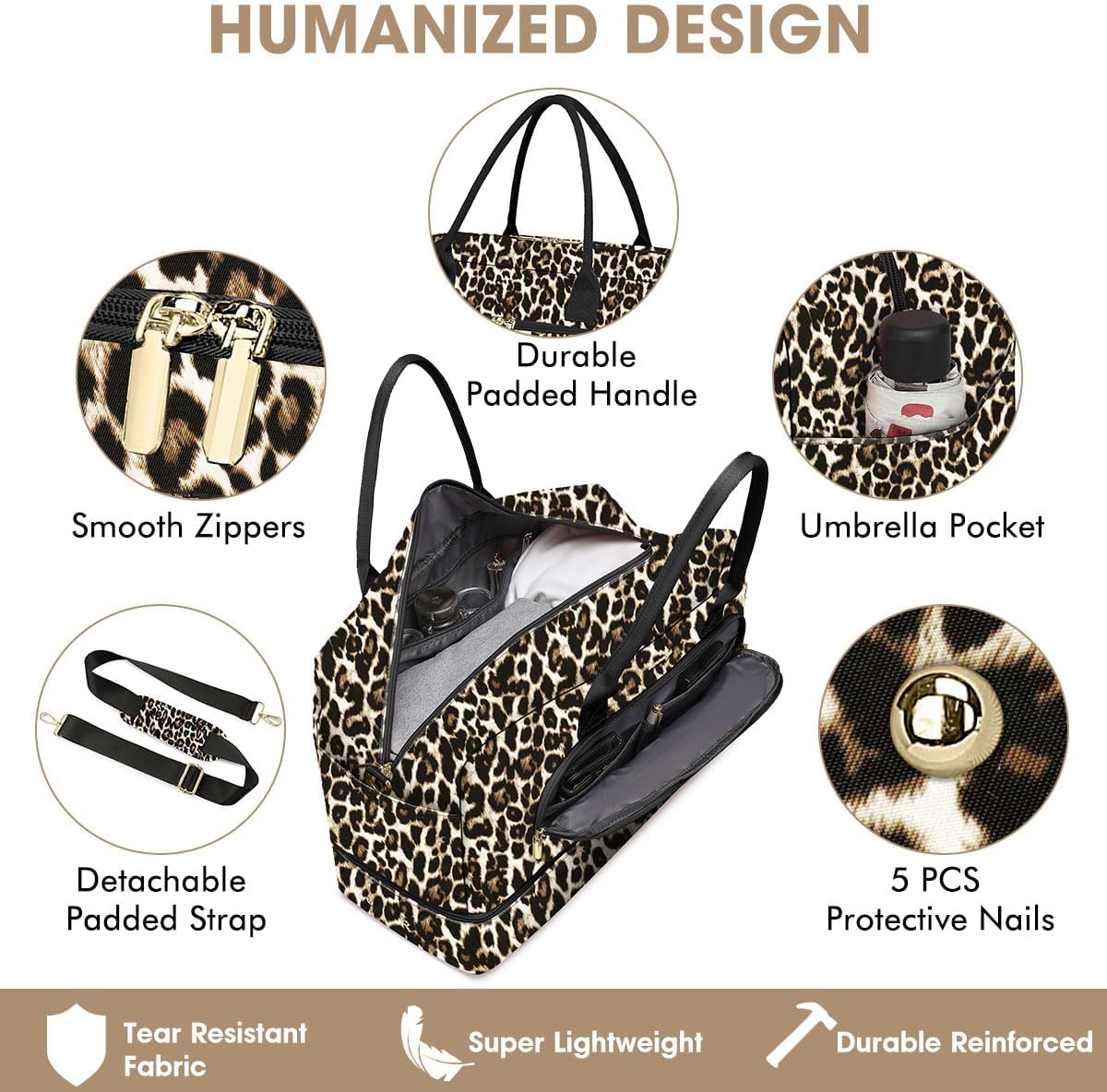 Large Women Travel Duffle Bag