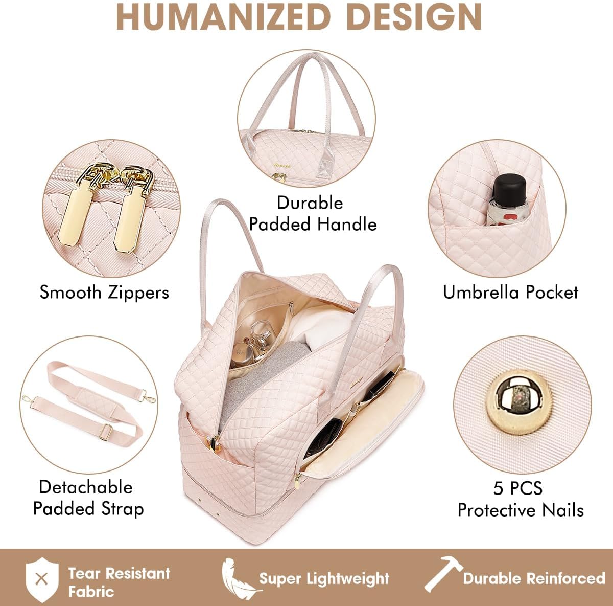 Large Women Travel Duffle Bag
