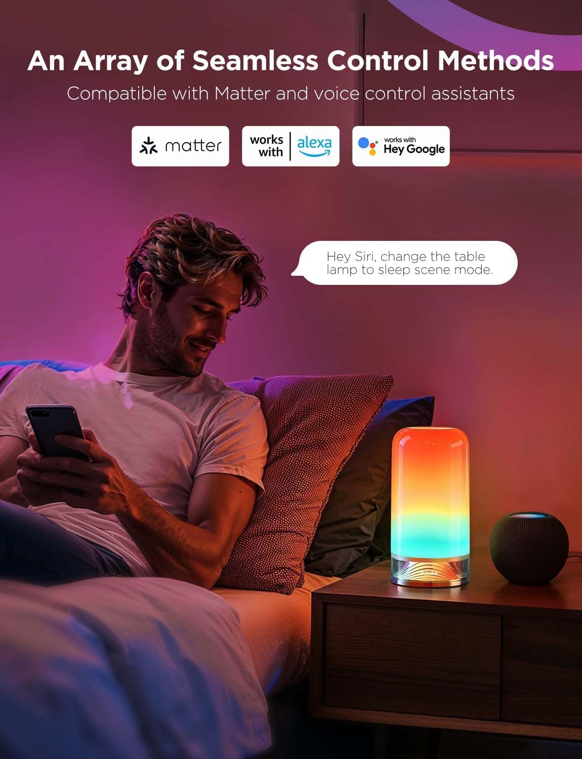 Govee RGBIC Smart Table Lamp