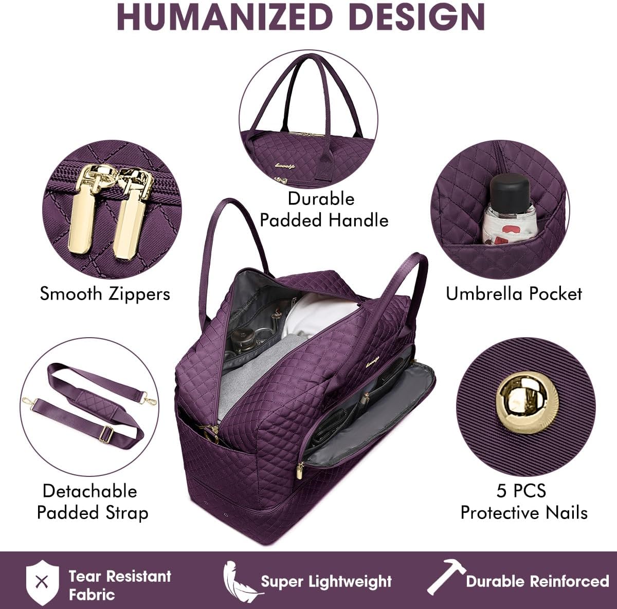 Large Women Travel Duffle Bag