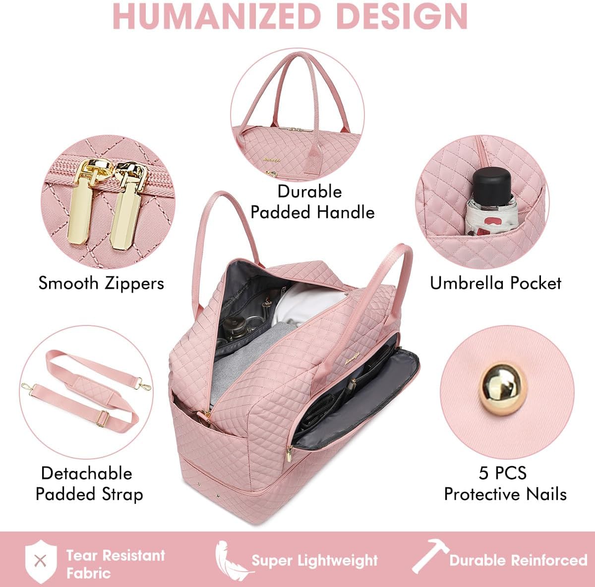 Large Women Travel Duffle Bag