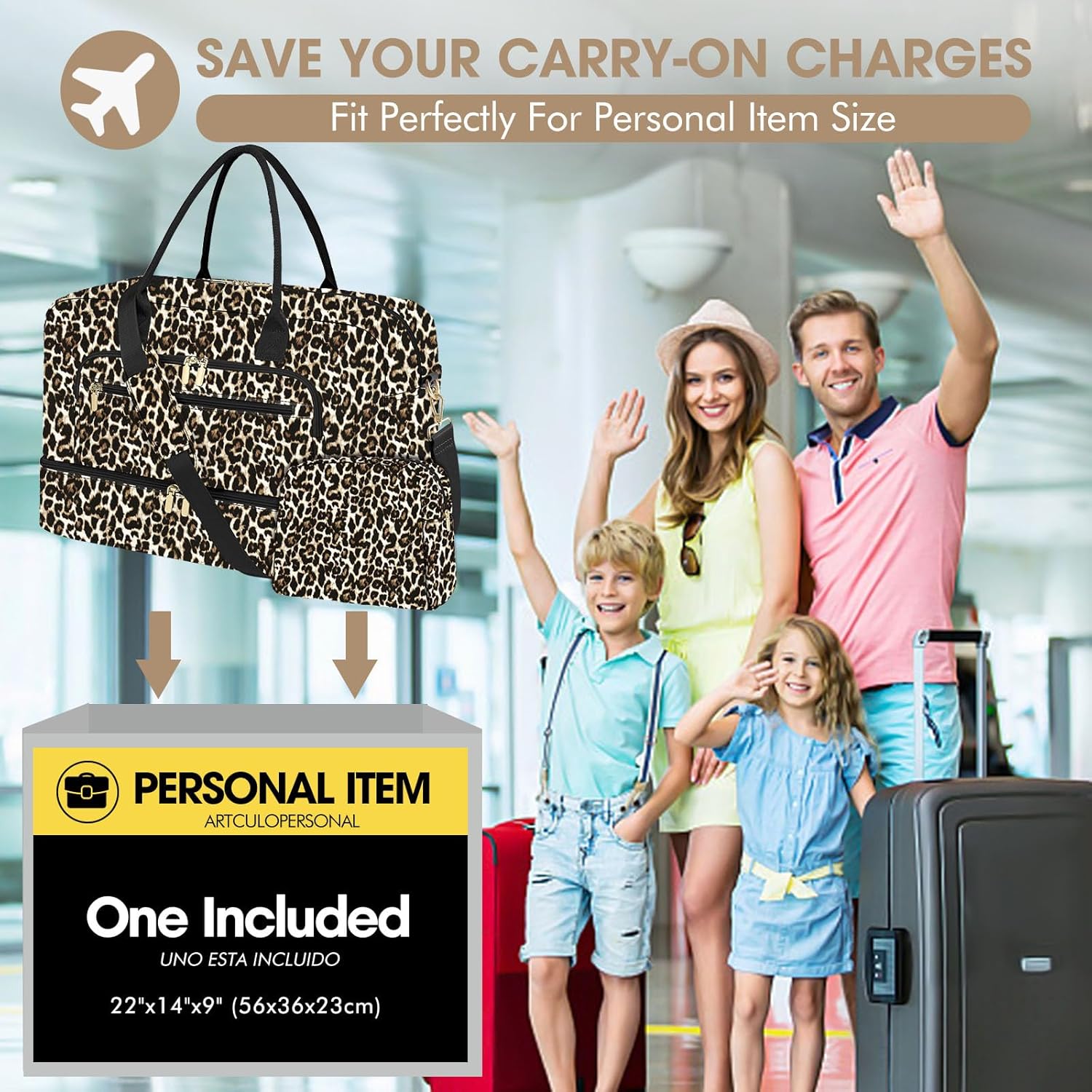 Large Women Travel Duffle Bag