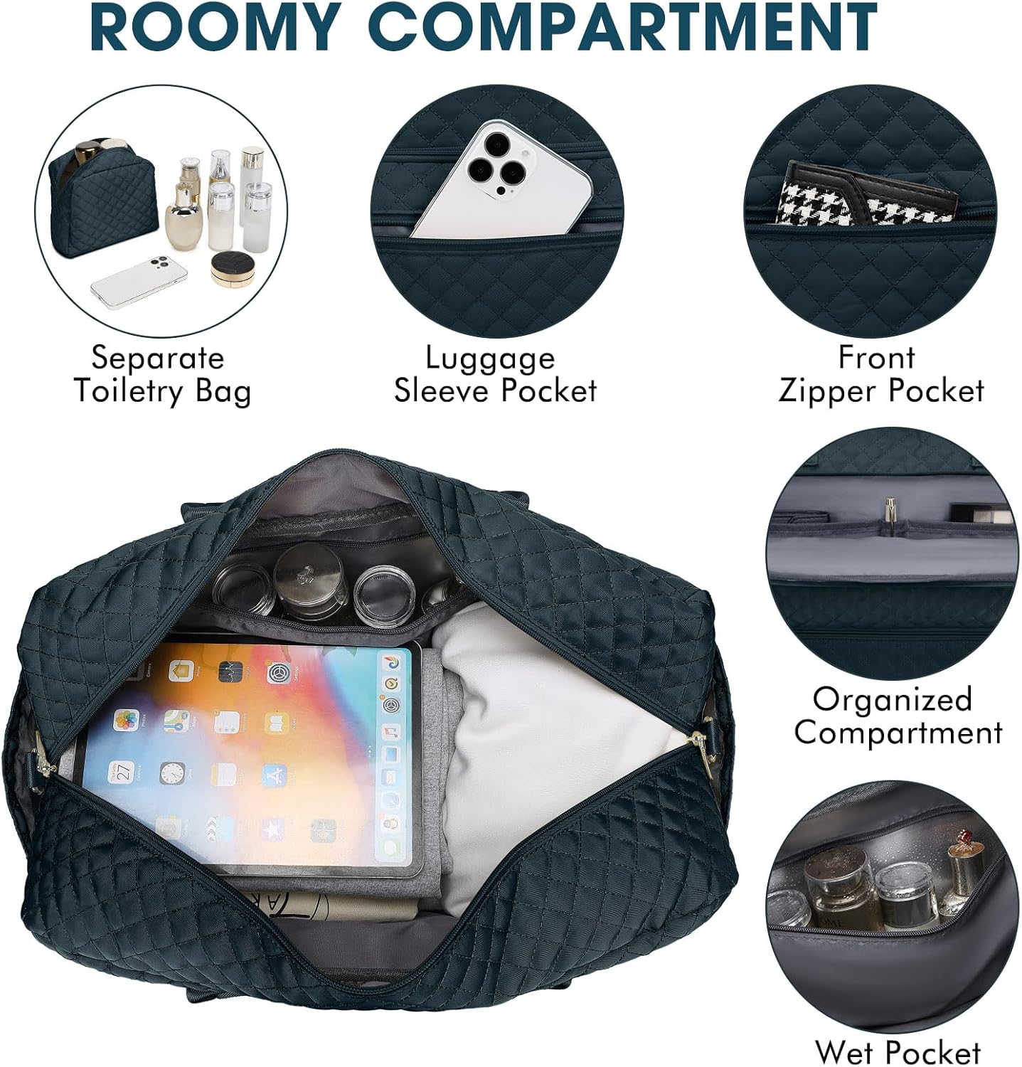 Large Women Travel Duffle Bag