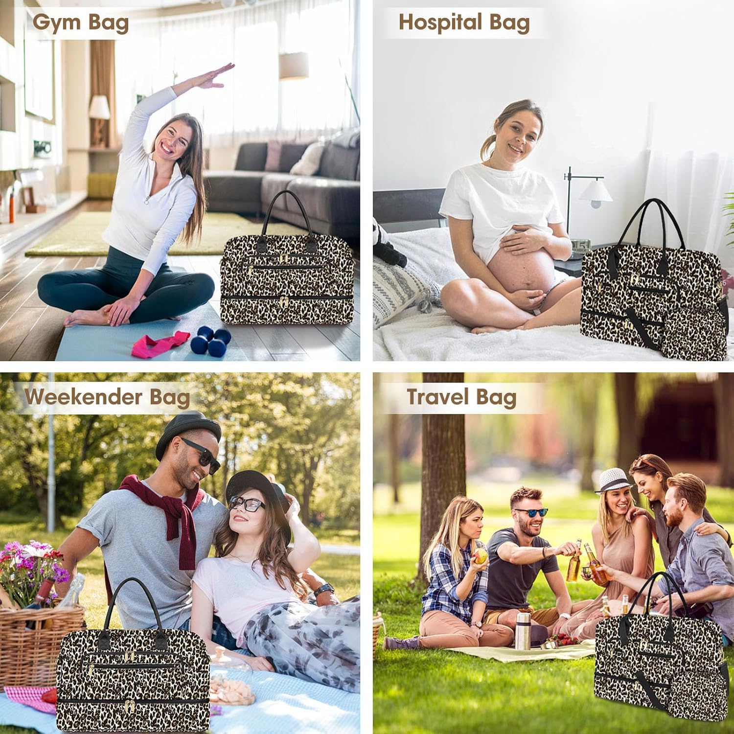 Large Women Travel Duffle Bag