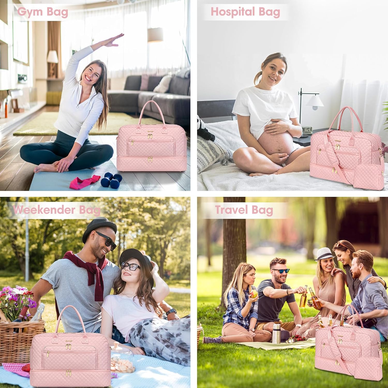 Large Women Travel Duffle Bag